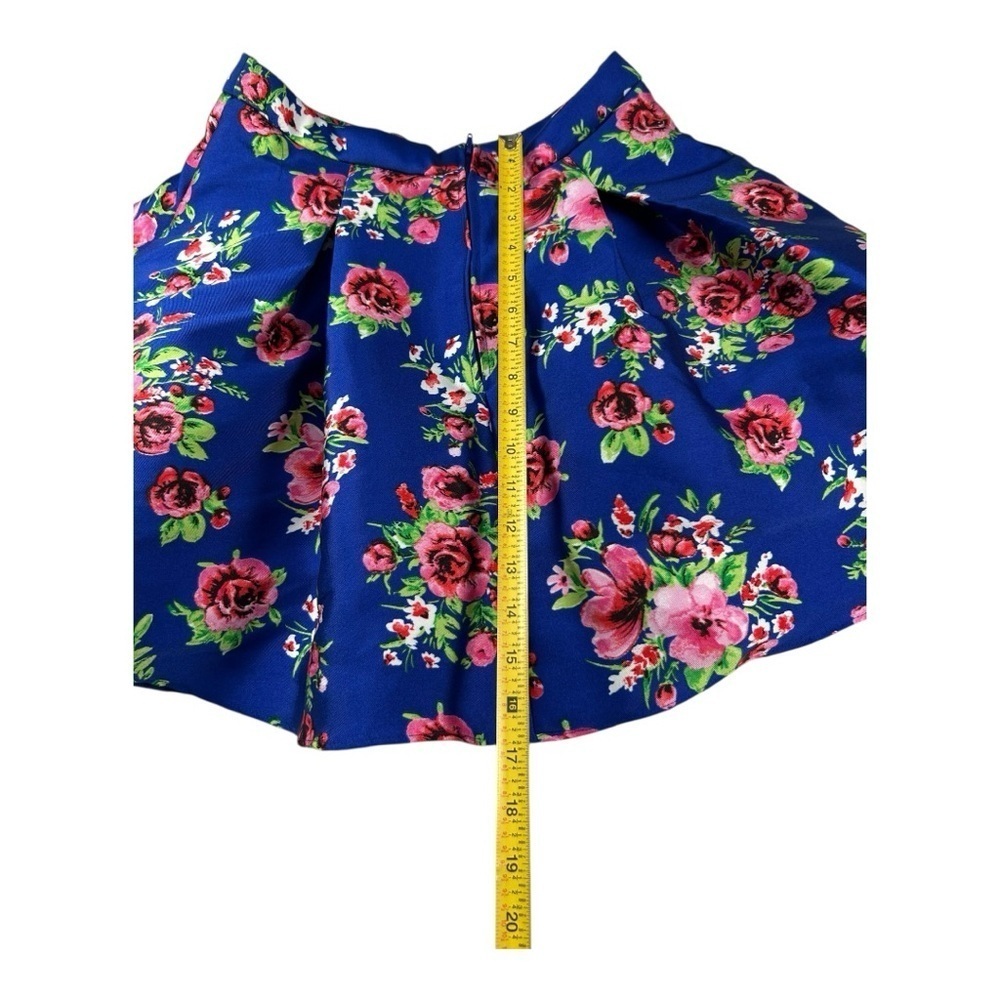 Windsor Floral Pink Blue Elegant Homecoming Skirt with Petticoat Sz 5/6 Women’s - Picture 7 of 11